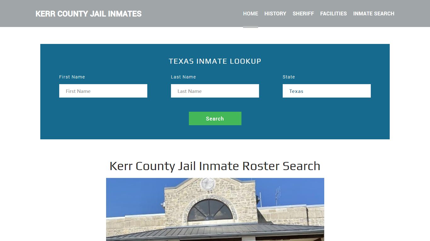 Kerr County Jail Inmate Roster Lookup, Kerrville, TX